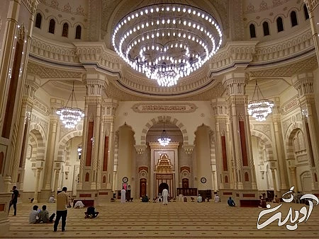 معماری داخل مسجد النور مسجد النور امارات, معماری مسجد النور, مسجد النور کجاست